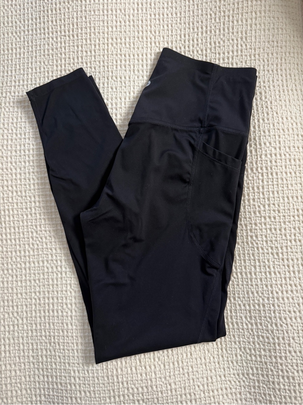 Halara Full Length Black Leggings with Side Pocket